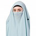 Abaya-Khimar combo- Sky Blue Abaya-Khimar combo- Sky Blue